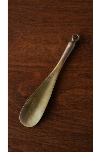 SODEF Antique Brass Kerata Decorative Object 7.5 x 1.6 inches Vintage Style Paperweight or Desk Accent