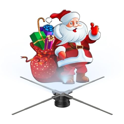 3D HD Hologram Fan Projector WiFi 80cm LED Sign Holographic Player Support Image Video Shop Bar Party Advertising Display(80cm Waterproof)