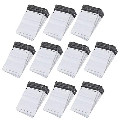 White Polythene Mailing Bag A5 (152mm x 229mm) Waterproof Self Seal (1000 Pack)