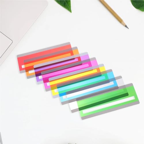 Guided Reading Strips 40pcs Colorful Reading Guide Strips Sentence Highlight Bookmark Tracking Tools