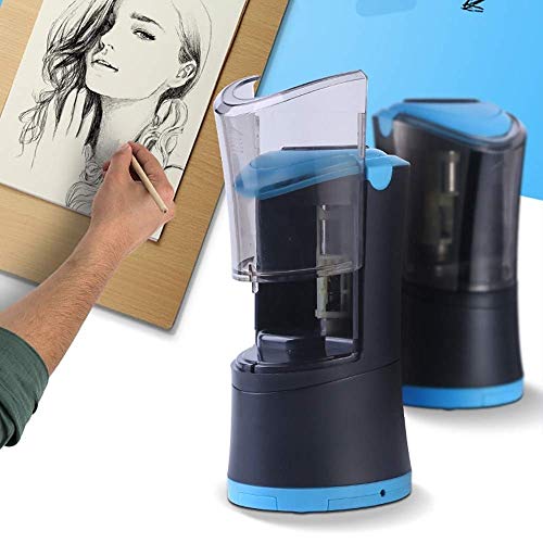 Electric Pencil Sharpener, Hole Heavy Duty Helical Blade Operated with Auto Stop Function for Kids School Classroom Office Home and Stationery Gifts
