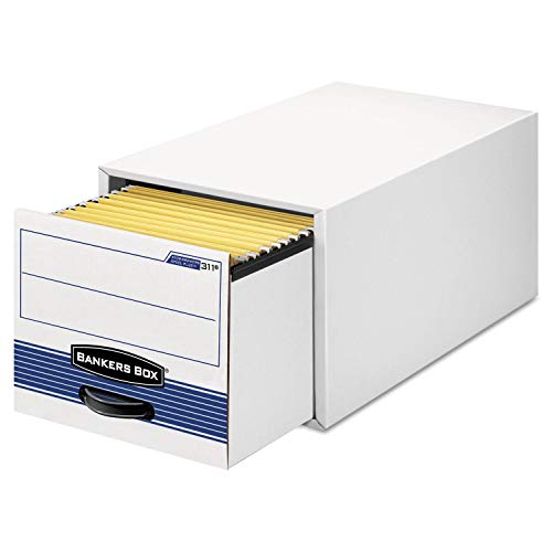 STOR/DRAWER STEEL PLUS Files, Letter Size, 12-1/2x10-3/8x23-1/4, White, 6/Carton (FEL00311) Category: Filing Boxes