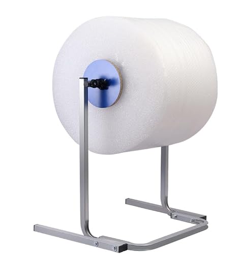 QYDZSHOP Tabletop Bubble Cushioning Holder,Bubble Wrap Roll Dispenser Manual, Adjustable Shipping Station Stand, Manual Thick Foam Dispenser for Moving & Packing, Fits 12 to 48 Inch Widths 80cm