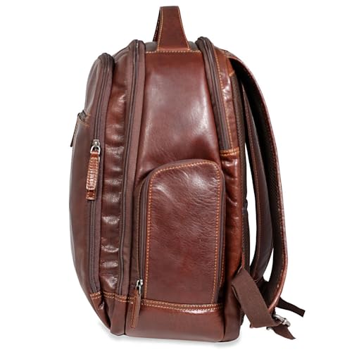 Jack Georges Voyager Mid-size Tech Backpack #7523 (Brown)