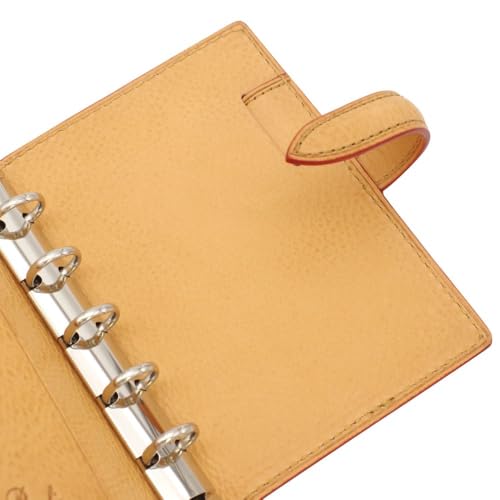 Brairio System Notebook, Mini, 5 Sizes, Minerva Box, Ring, Diameter 0.5 inches (13 mm), Belt, Natural, 612 40
