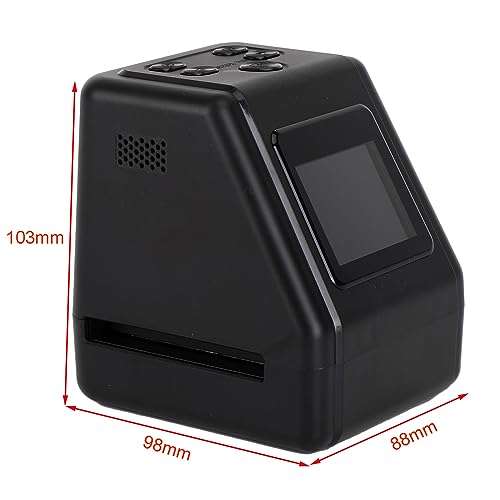 CHANGLKJ Film Scanner, Digital Film Converter, Slide & Film Viewer, 2'' LCD Screen, Adjustable Brightness, Converts 135, 110, 126 & Super 8 Films, Slides, Negatives to Digital JPG Photos