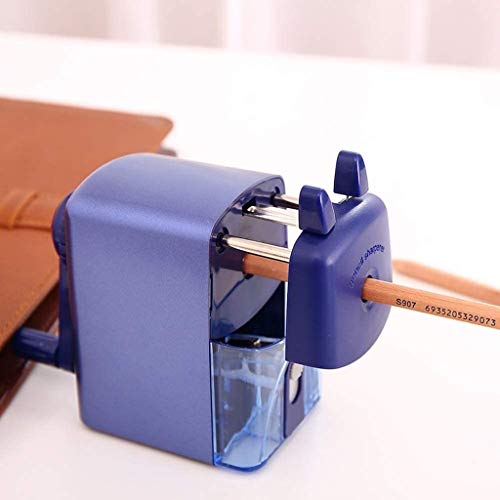 KLJUHGTR Classroom Pencil Sharpener Manual, Portable - Compact & Quiet that Gets Straight Helical