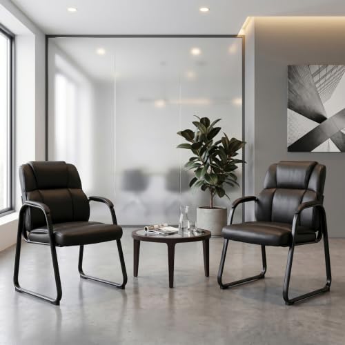 HAPPYMONT Waiting Room Guest Chair Set of 2, Office Reception Chairs