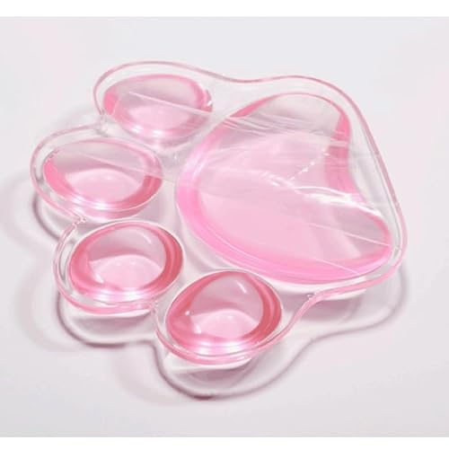 MSLSOIAB Transparent Silicone Cute Office Wrist Rest Pad Small Size Three-Dimensional Hand Pillow