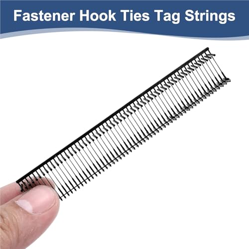 Tag Gun Fasteners 5000 Pack Black Standard Plastic Barbs for Garment Labeling Office Filing and Craft Projects(65mm)