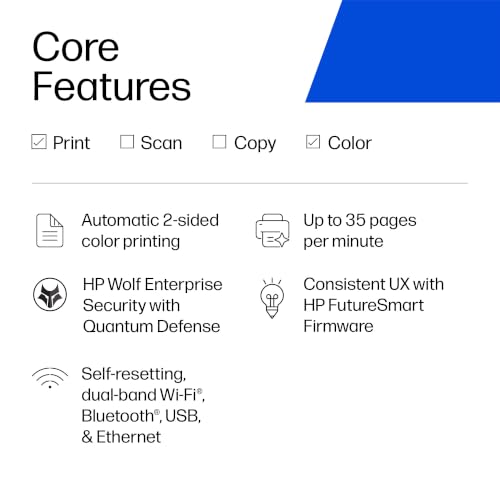 HP Color LaserJet Enterprise 4701dw Wireless Printer