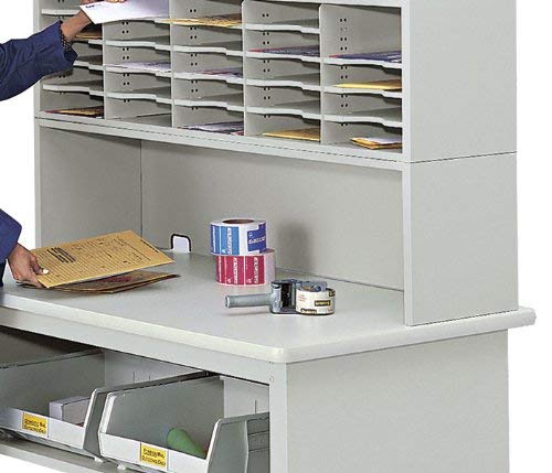Safco Products 7752BL E-Z Sort Mail Station Riser for use with Sorting Table, Sold Separately, Black