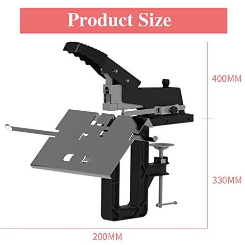 Manual Stapler, Booklet Maker/Stapler with Clamp, Heavy Duty Desktop Stapler, Saddle Stitching and Parallel Stitching 2 in 1, Binding Thickness 60 Sheets, for Factory Office and Home