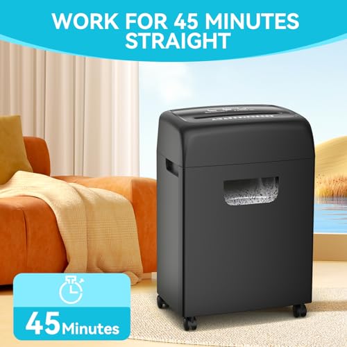 18-Sheet Micro Cut Shredder with 5.28 Gal Waste Bin