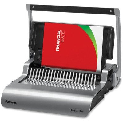 Fellowes Quasar+ Plastic Comb Binding Machine