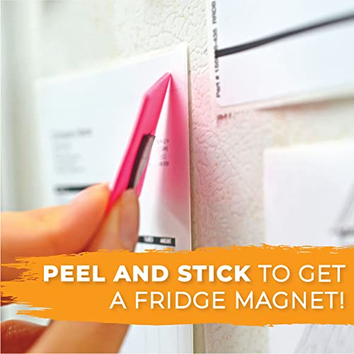 WOD MAG06-I Strong Thick Magnetic Tape - 3 inch x 10 feet - Ideal for Holding Metallics - Peel and Stick for DIY, Fridge Organization, and Crafts Projects Self-Adhesive Backing