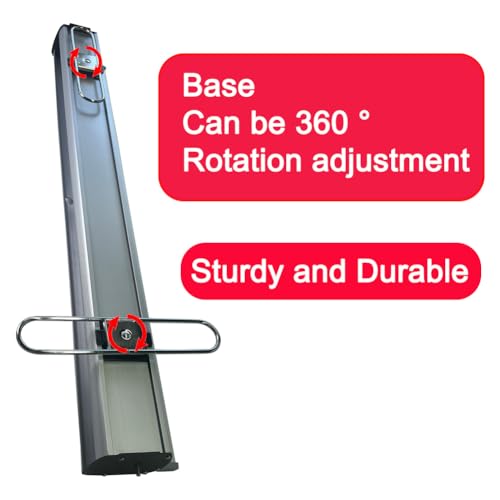 HYSDPOT Standard Retractable Banner Stand with Carrying padded Canvas Bag and Box (Stand Only) (33.5"x80")(6 UNITS)