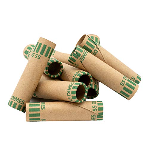 Pre-Formed Dime Coin Wrappers (Bundle of 1,000)