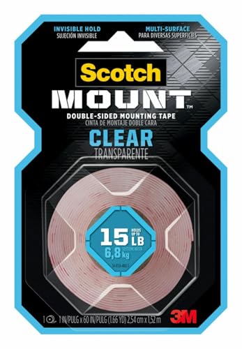 Scotch-Mount™ Clear Double-Sided Mounting Tape