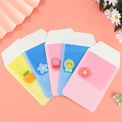 Gonehyu 2 Pack PVC Pen Pouch Pocket Protector Anti-Leak Nurse Pen Holder for Shirt Pocket