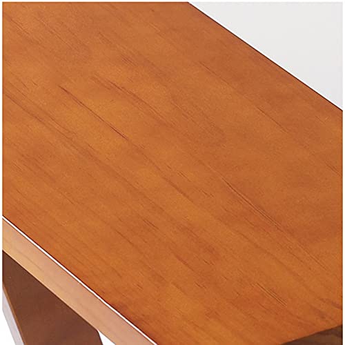 LumaGrove Folding Step Stool Step Stools Folding Stool for Adult/Seniors, Portable Wooden Step Ladder for Kitchen/b(Natural)