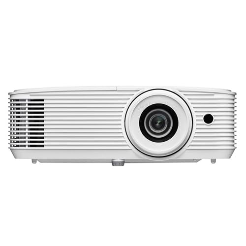 Optoma EH401 Full HD, 4000 Lumens, Dual HDMI, USB Power for Streaming Stick, Built-in Speaker, Compact Projector for Office & Classroom, 1080p