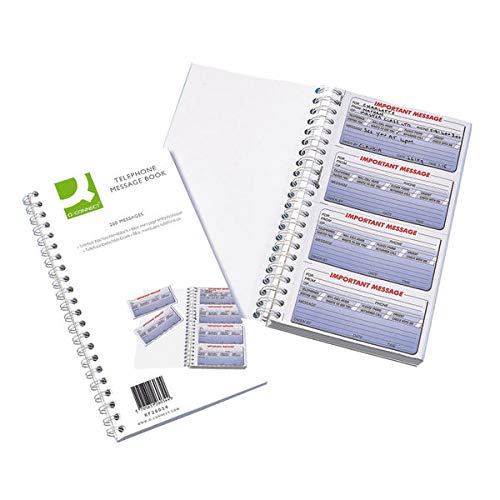 Q-Connect Duplicate Telephone Message Book 400 Messages