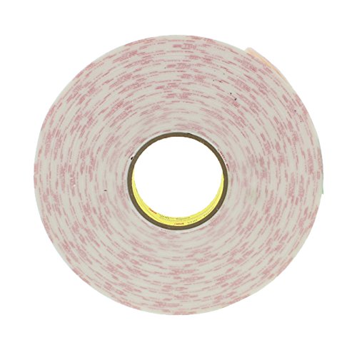 3M™ VHB™ Tape 4950, White, 1 in x 36 yd, 45 mil, 9 Roll/Case