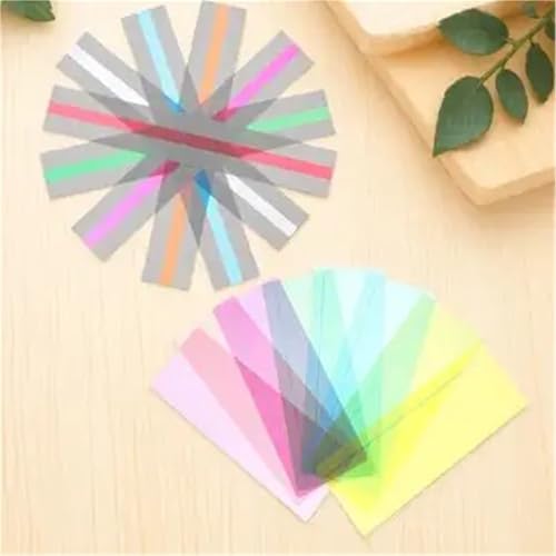 Guided Reading Strips 32-Pack Colored Reading Guide Strips, Highlight Bookmarks for Students & Teachers