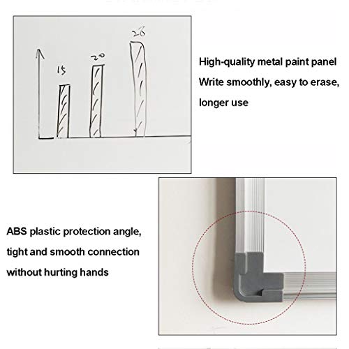 JOMRTS whiteboard - Single-Sided Magnetic Hanging Writing Board Teaching Office Home Small Children Writing Drawing Board (90X120CM)