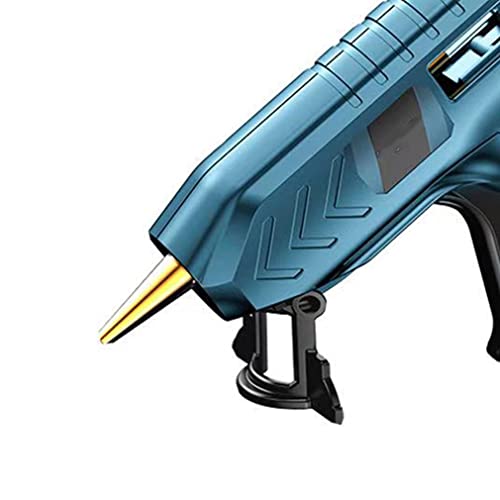 TEOYETTSF High Temp Heater Melt Hot Glue Gun 40W DIY Household Industrial Heat Mini Recharge With 10pcs 7mm Sticks