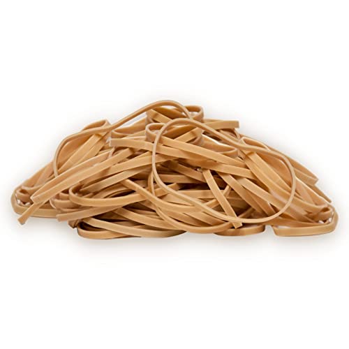 Upgrade Office Supply Rubber Bands, Size 33, 3-1/2 x 1/8 in, Natural Rubber Latex, Made in USA (3)