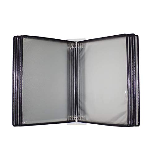 Wall Mounted Magnetic File Holder Folder For Wall, Hanging Organizer, Flip File Holder, 33 * 23 * 10CM(B)
