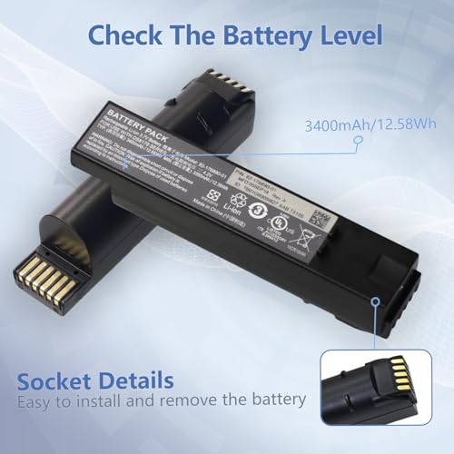 3400mAh Replacement for Zebra DS8178 DS8100 DS8170 Scanner Battery