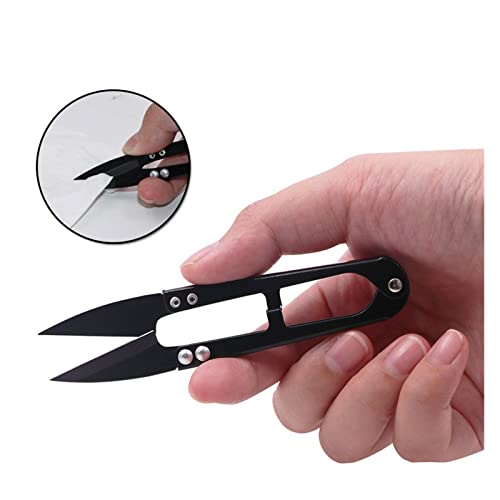 DSWMY Craft Scissors, Professional Tailor Scissors Antirust Sewing Thread U Shaped Embroidery Tool