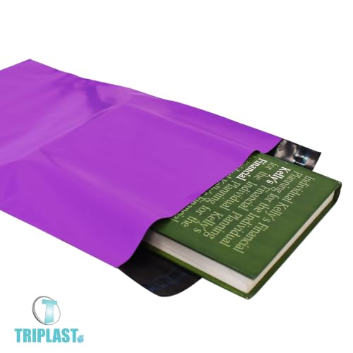 Triplast 13 x 19-Inch Plastic Mailing Postal Bag - Purple (Pack of 500)