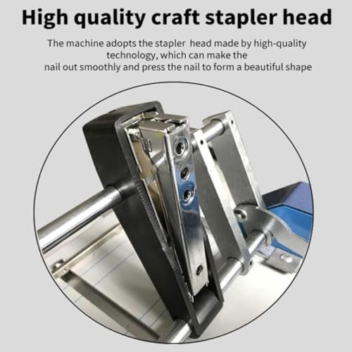 EliteBloom Electric Paper Book Stapler Creaser, A3 Saddle Stitch Flat-Clinch Automatic Binding Machine Folder Creasing Machine, Brochure Stapler,