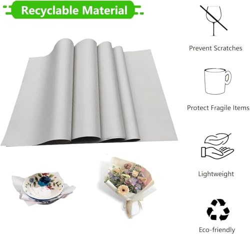 Newsprint Packing Paper Sheets for Moving, Shipping, Box Filler, Wrapping and Protecting Fragile Items 7.8 Lbs (300 Sheets, 26” x 15”)