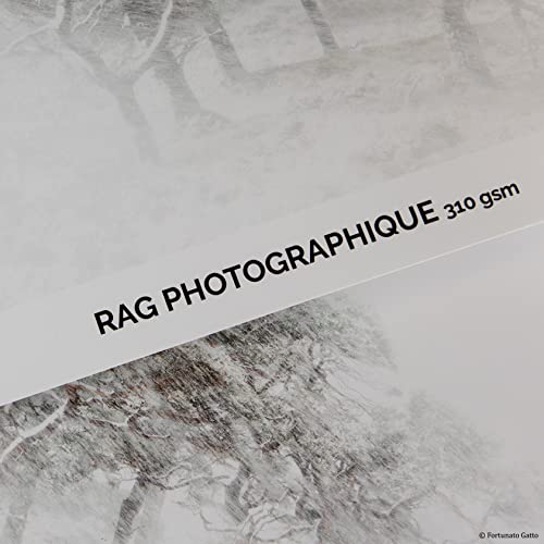 Canson Infinity Rag Photographique Smooth White Inkjet Photo Paper, 310gsm, A3, 25 Sheets, Acid-Free, Ideal for Professional Photographers