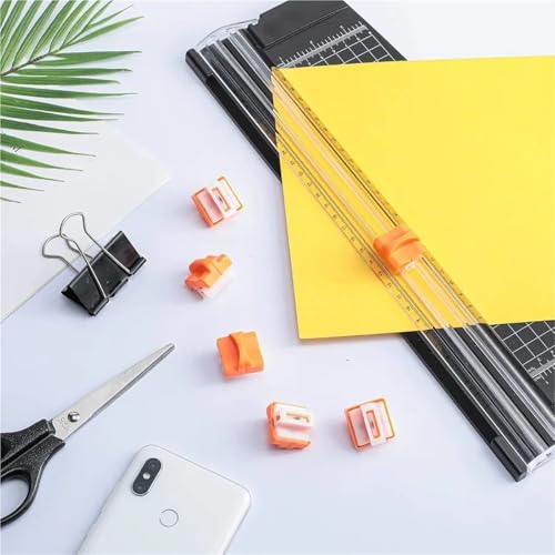 15 Pcs Paper Cutter Replacement Blade with Security Orange