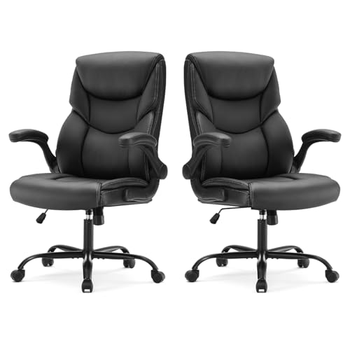 Sweetcrispy Heavy Duty Office Chair, Gaming Desk Chair 2 Pack
