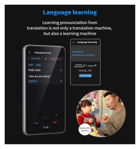 S85 Pro Portable AI Translator 138 Languages Translation Device