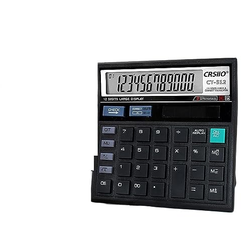 ZHIQISHI Scientific calculatorCalculators Desktop Calculator， Solar Battery Dual Power Large Display Office Desktop Calculator