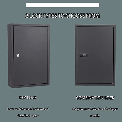 key storage cabinet, Wall Mount Home Indoor Wall-Mounted Key Cabinet