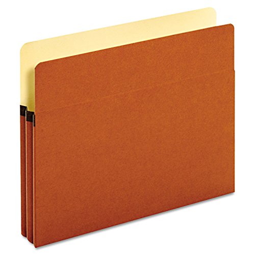 Globe-Weis/Pendaflex Standard File Pockets, 1.75-Inch Expansion, Letter Size, Brown, 50 Pockets Per Box (63214B)