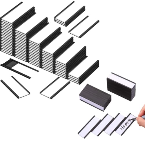 100set Rubber Magnetic Strip C Type for Metal Racks and Shelves