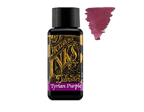 Diamine - 30ml Fountain Pen Ink - Color Wheel - 6 Pack - Tyrian Purple, Flamingo Pink, Earl Grey, Spring Green, Eau de Nil, Ancient Copper