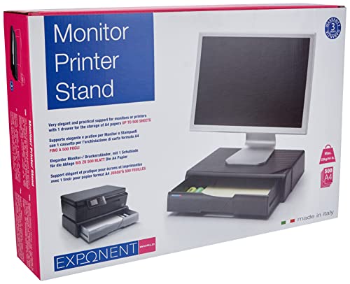 Exponent World 44011 Printer/Monitor Support - Black