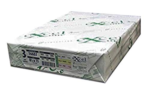 Excel One™ Carbonless 3-Part Reverse Paper (Bright White/Canary Yellow/Pink), 8.5" x 11" (16602) - One (1) Ream (167 Sets)