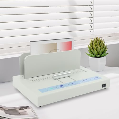 Thermal Binding Machine, 500 Sheets Capacity Book Binding Material with Manual Rail Clamp, Electric Thermal Binder for A4 Business Documents, Office and Home Projects